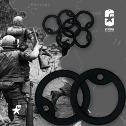 Tlumítka známek USA k DOG TAGS